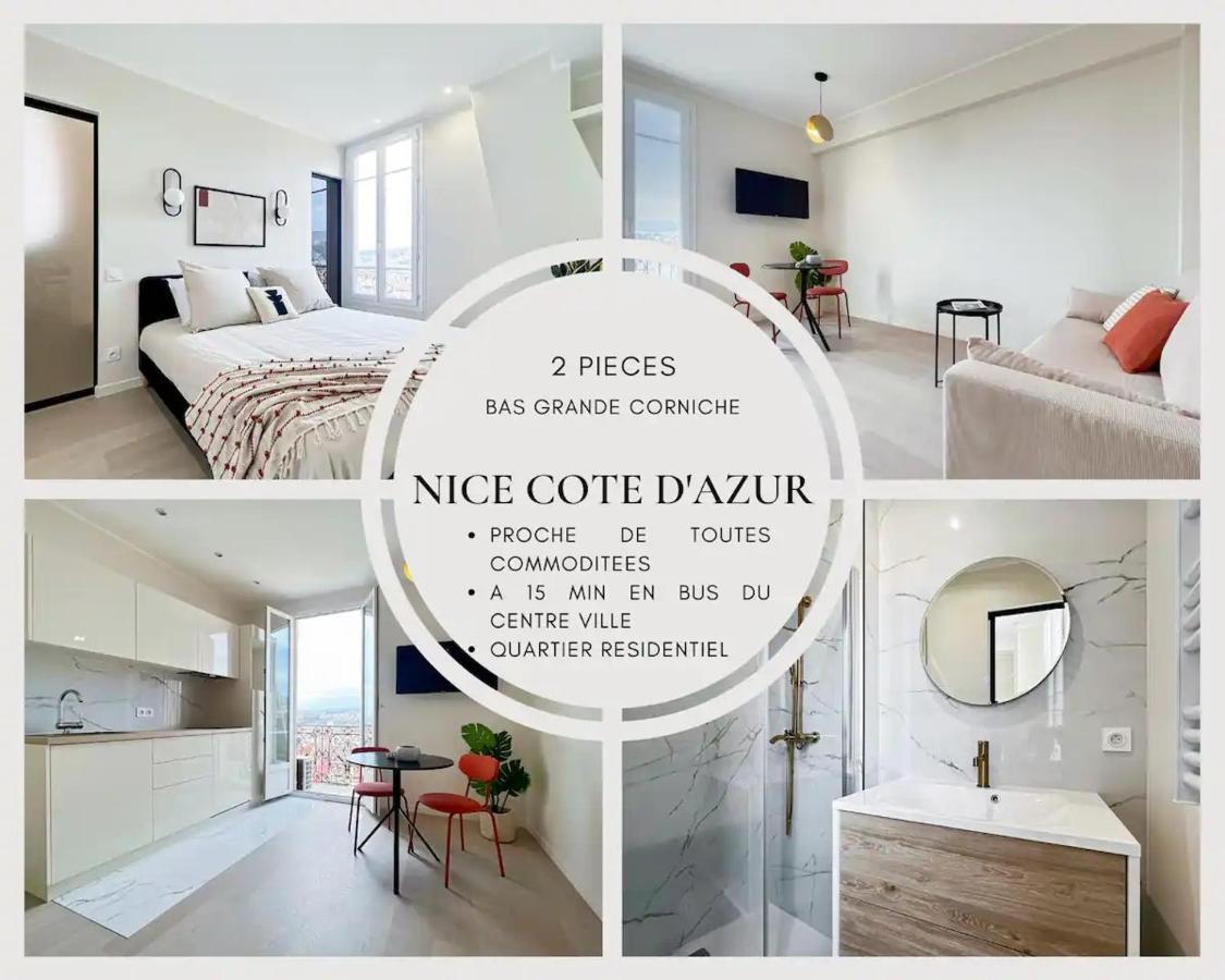 Appartamento Le Panoramique Nizza Esterno foto