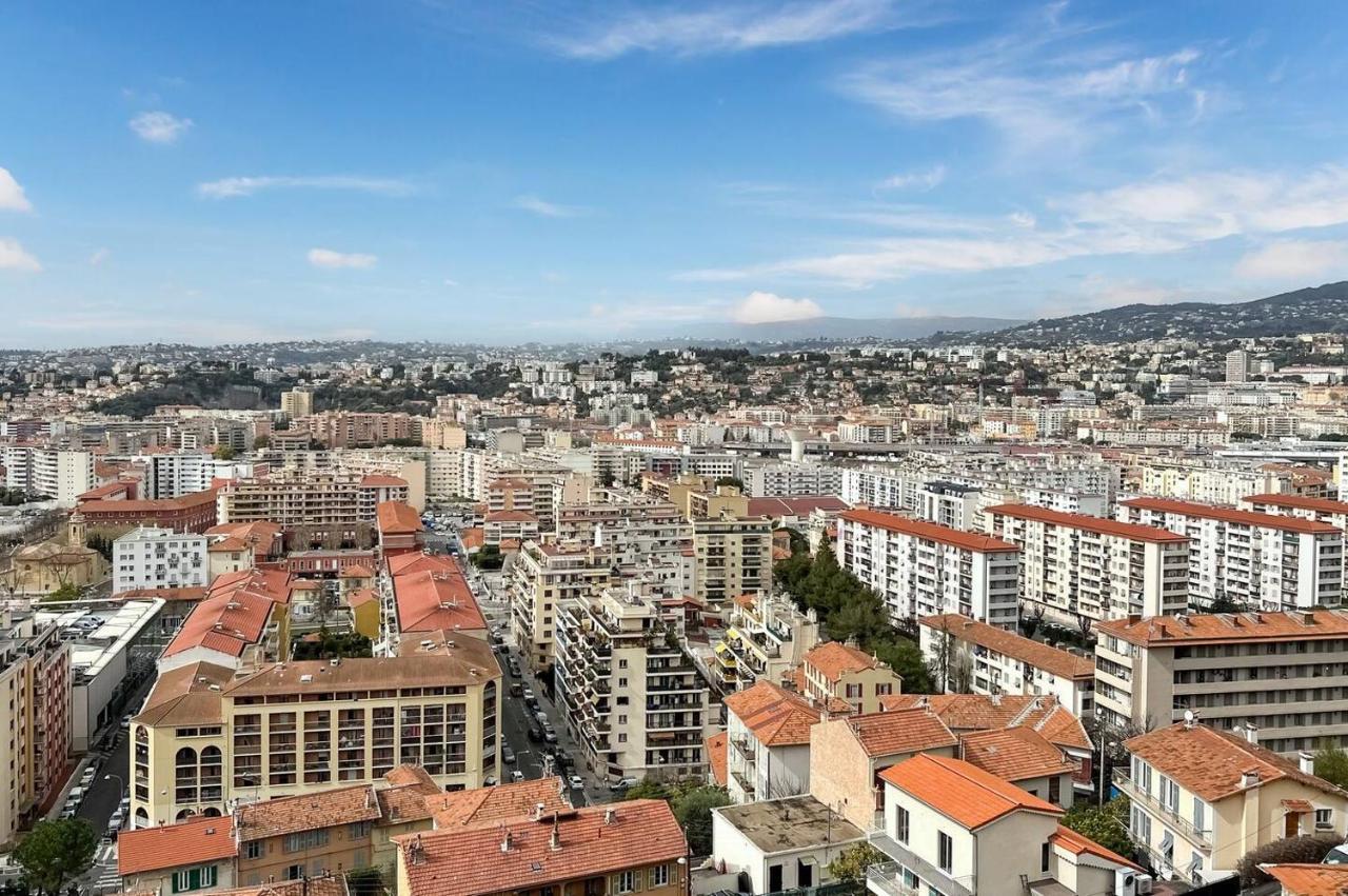 Appartamento Le Panoramique Nizza Esterno foto