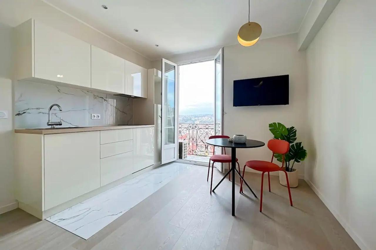Appartamento Le Panoramique Nizza Esterno foto