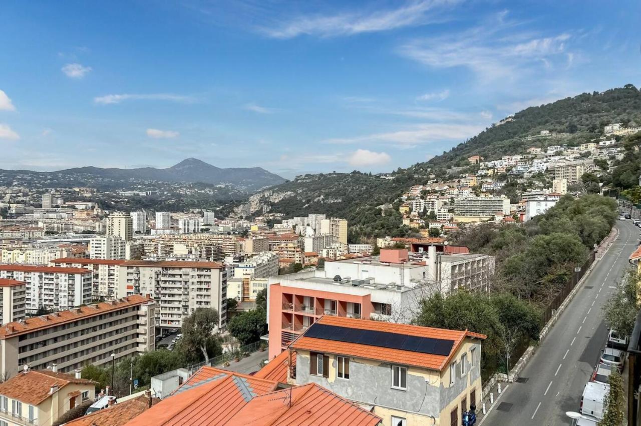 Appartamento Le Panoramique Nizza Esterno foto
